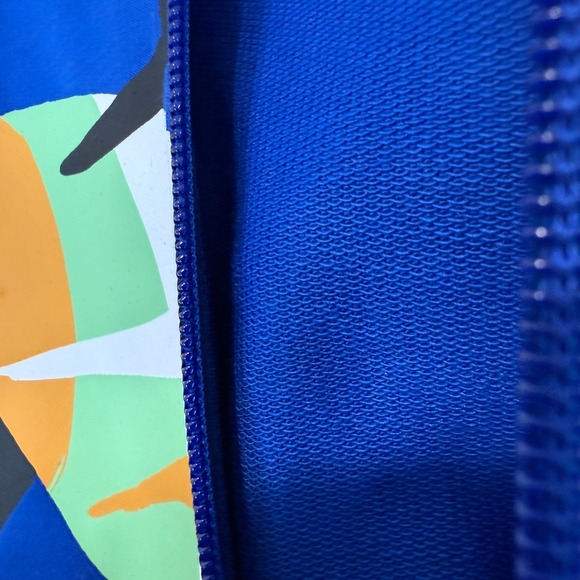 Adidas x Farm Rio Toucan Hoodie Track Jacket Womens XL Graphic Tropical Terry - Picture 9 of 12